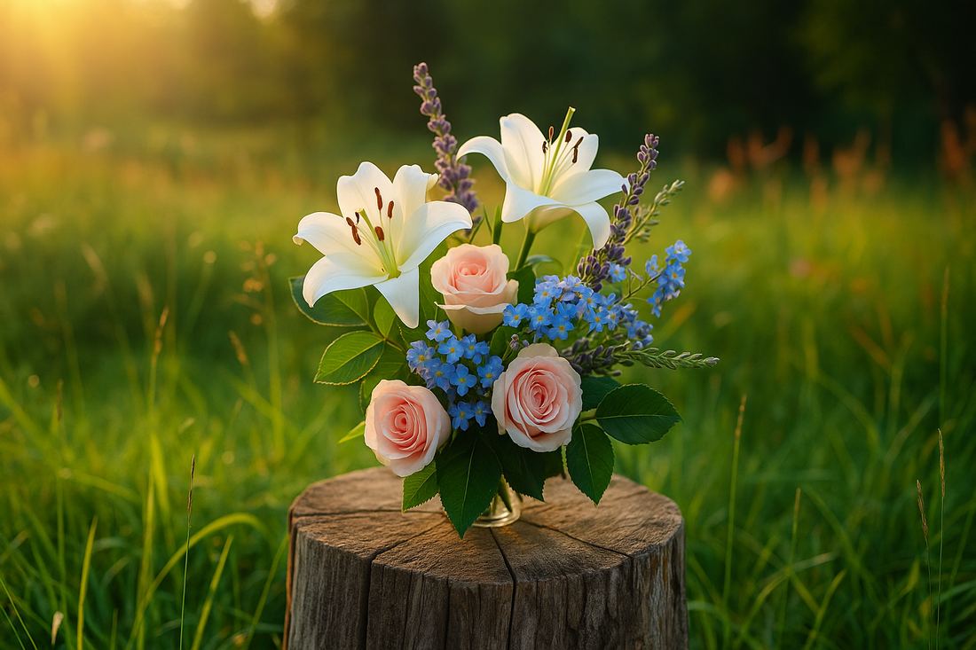 What flowers to give when a pet dies?