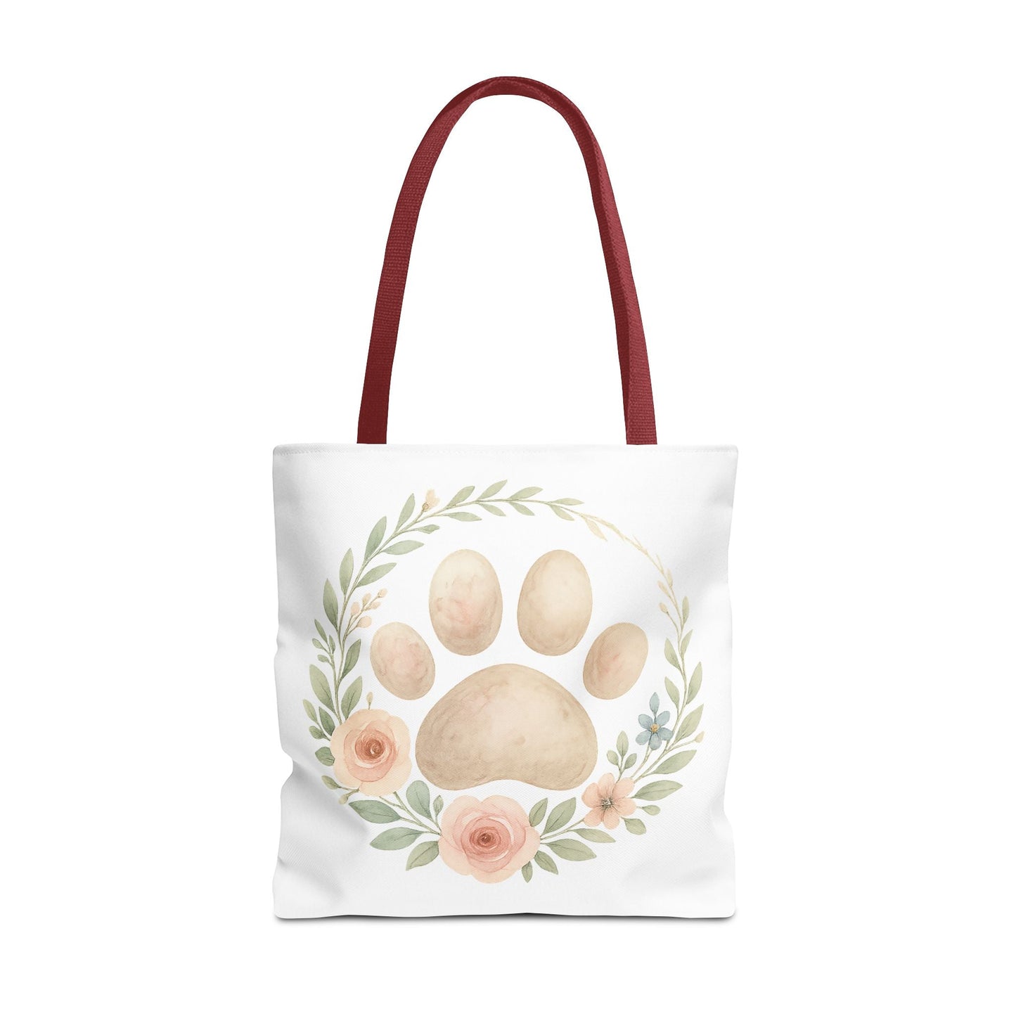 Rainbow Bridge Paw Print Tote Bag – Pet Loss Remembrance Gift
