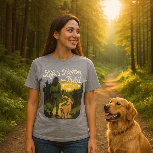 Eco-friendly T-shirt – Life Is Better On The Trail Gift Designed For The Outdoors