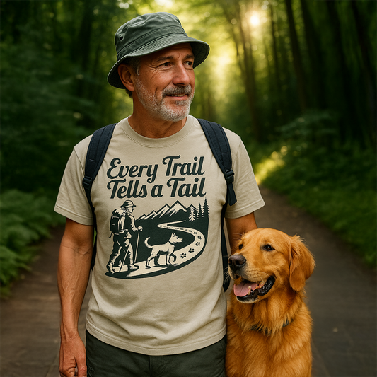 Lightweight T-shirt – Every Trail Tells A Tale Gift Designed For The Outdoors