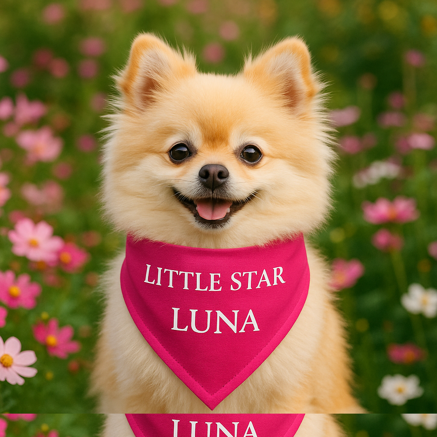 Customizable Pet Bandana Collar, Personalized Dog Scarf, Red Dog Accessory, Fun Pet Gift, Holiday Dog Outfit, Cute Canine Gear