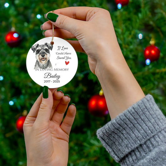 Personalized Dog Memorial Ornament