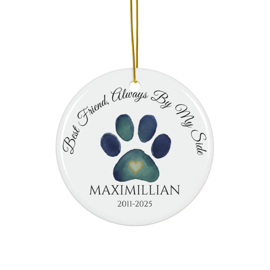 Personalized Pet Lovers Keepsake Ornament