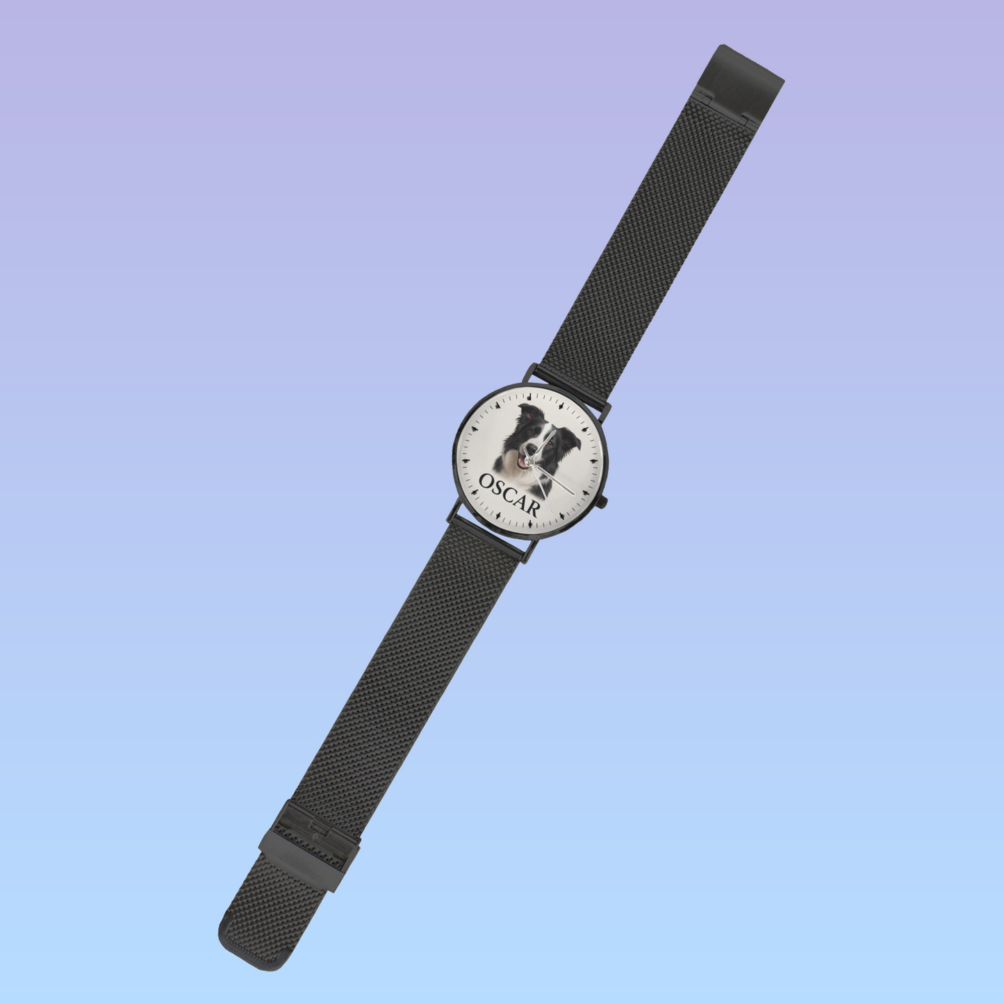 Custom Dog Photo Watch – Personalized Pet Face with Name | Keepsake Gift for Dog Lovers, Memorial Watch, Our Gentle Pet Exclusive
