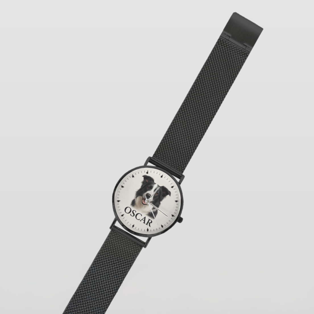 Custom Dog Photo Watch – Personalized Pet Face with Name | Keepsake Gift for Dog Lovers, Memorial Watch, Our Gentle Pet Exclusive