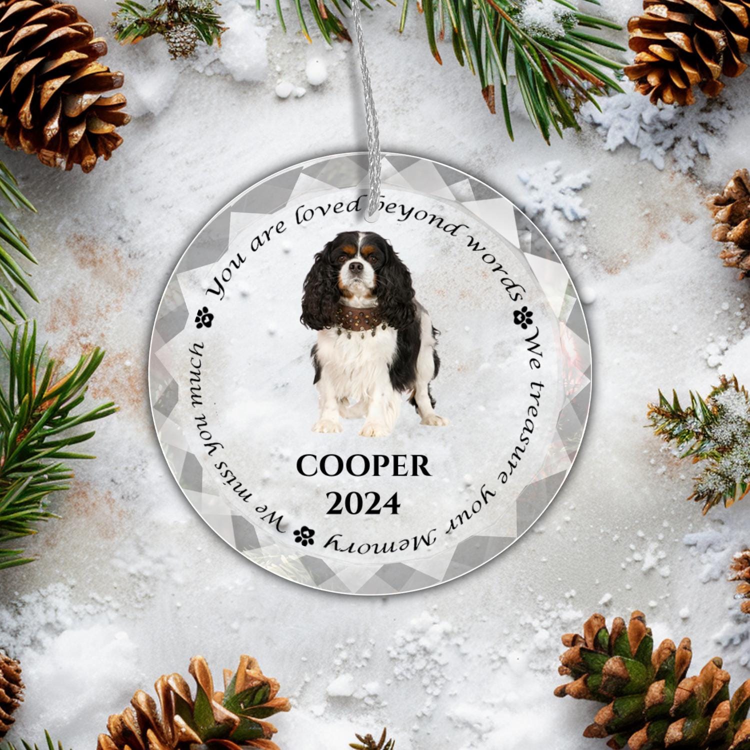Personalized Pet Ornament – Custom Holiday Remembrance #6