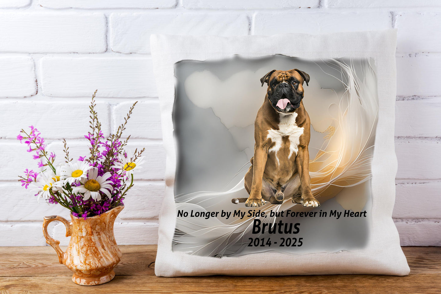 Custom Pet Pillow • Personalized Gift • Dog Memorial Pillow • Pet Memorial • Sympathy Gift • Pet Throw Pillow