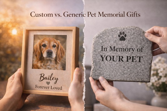 Custom Pet Memorial Gifts vs. Generic Ones: A Thoughtful Comparison