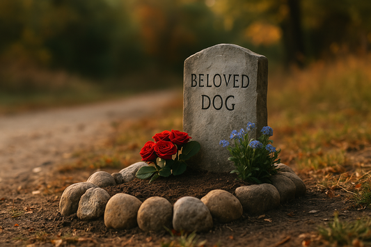 What to put over a dog's grave?