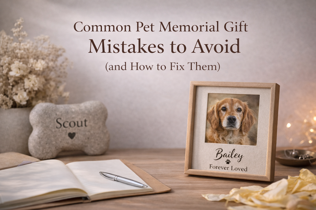 Avoiding Common Mistakes in Pet Memorial Gift Creation