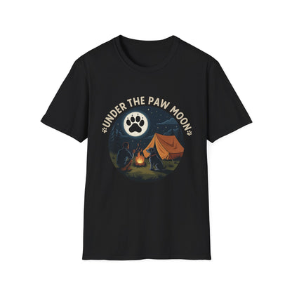 Outdoor Essential T-shirt – Under The Paw Moon Gift Designed For The Outdoors