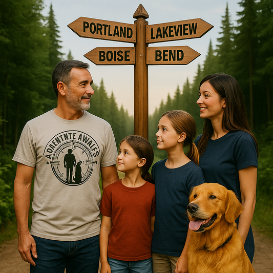 Best-selling T-shirt – My Dog Is My Compass Gift Designed For The Outdoors