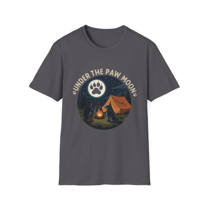 Outdoor Essential T-shirt – Under The Paw Moon Gift Designed For The Outdoors