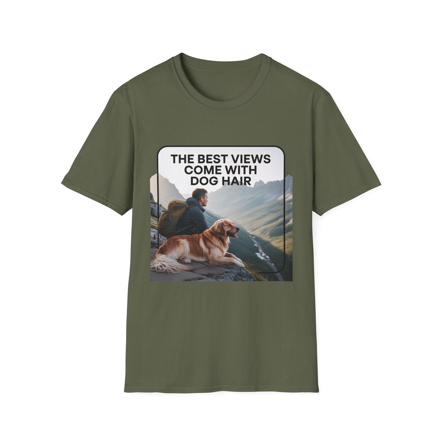 Explorer’s Choice T-shirt – The Best View Comes With Hair Gift Designed For The Outdoors