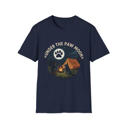 Outdoor Essential T-shirt – Under The Paw Moon Gift Designed For The Outdoors