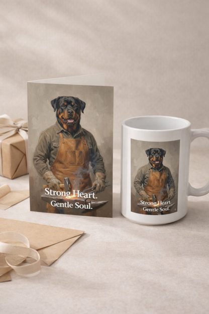 Valentine Dog Greeting Cards – Custom Pet Artwork Cards