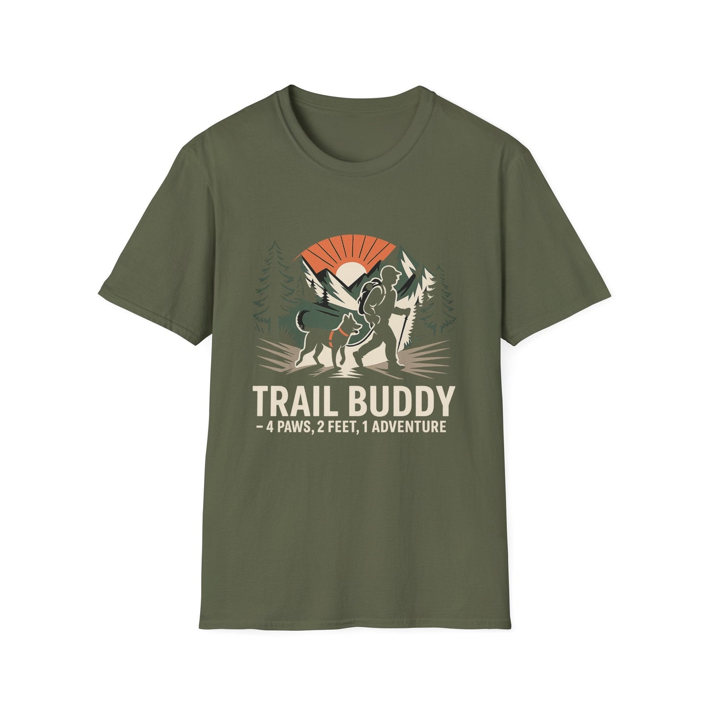 Outdoor Essential T-shirt – Trail Buddy Gift Designed For The Outdoors