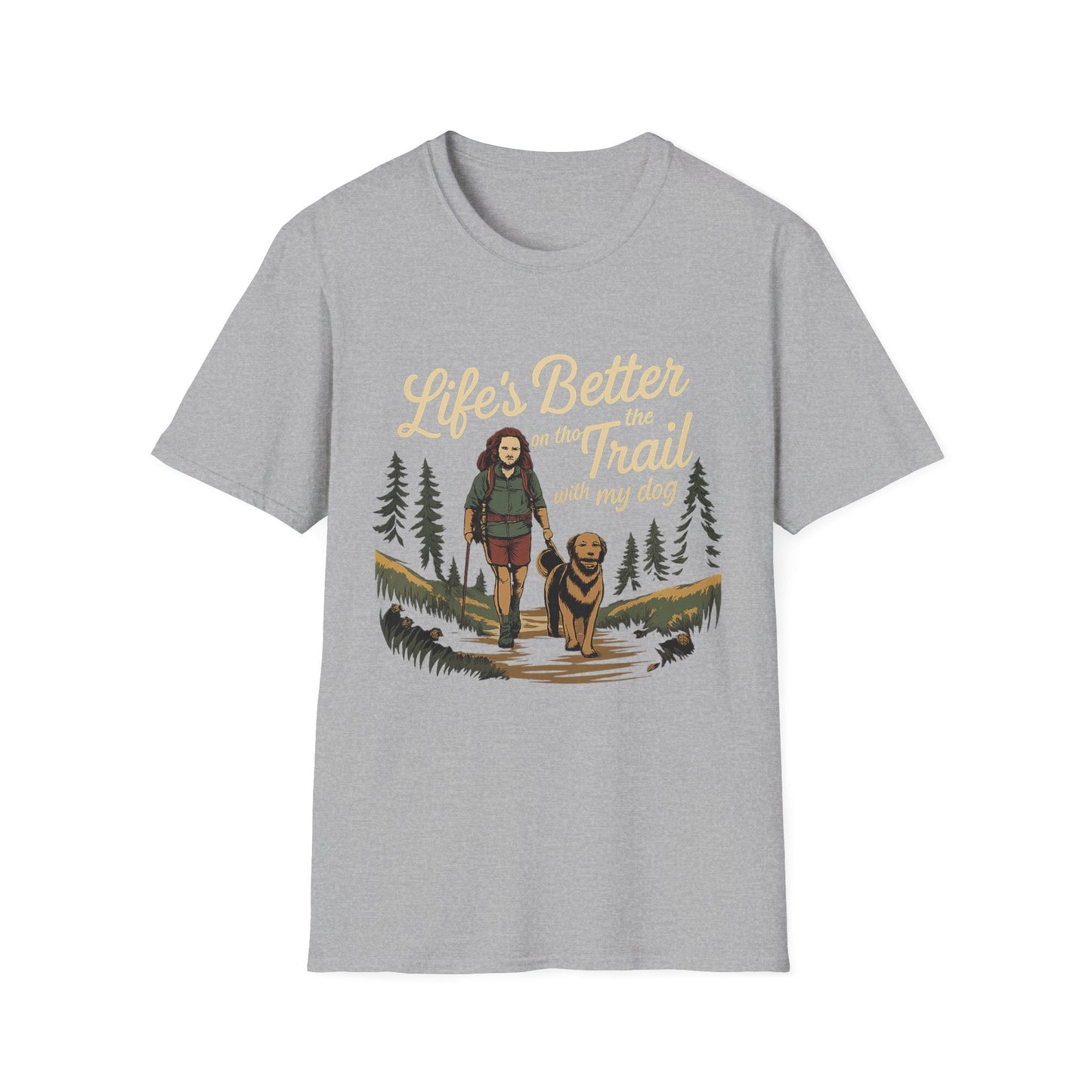 Eco-friendly T-shirt – Life Is Better On The Trail Gift Designed For The Outdoors