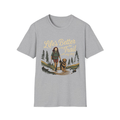 Eco-friendly T-shirt – Life Is Better On The Trail Gift Designed For The Outdoors