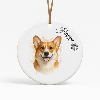 Personalized Dog Memorial Ornament – Forever Loved Keepsake