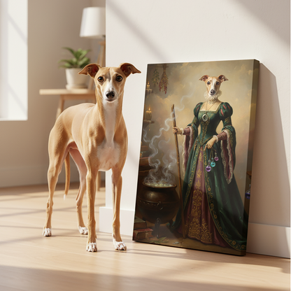 Renaissance Pet Portrait - The Witch