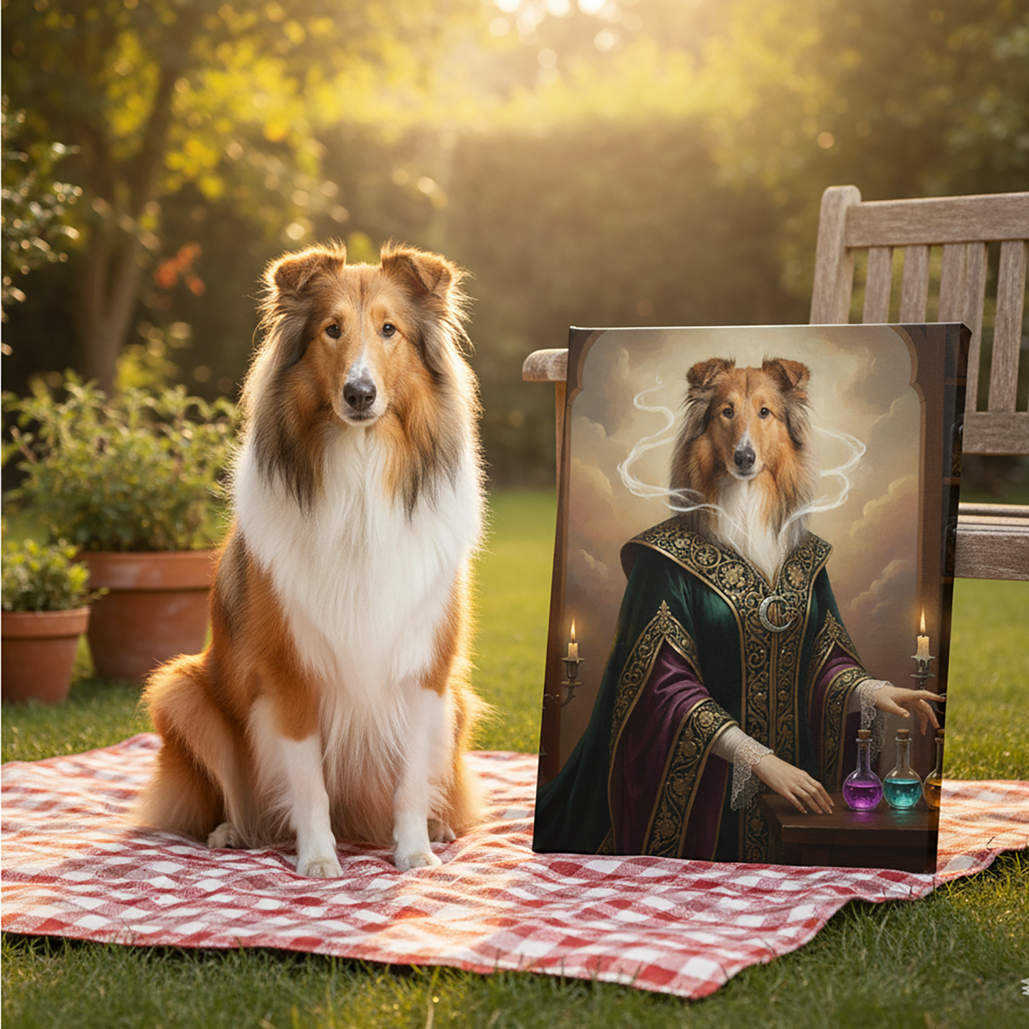 Renaissance Pet Portrait - The Witch