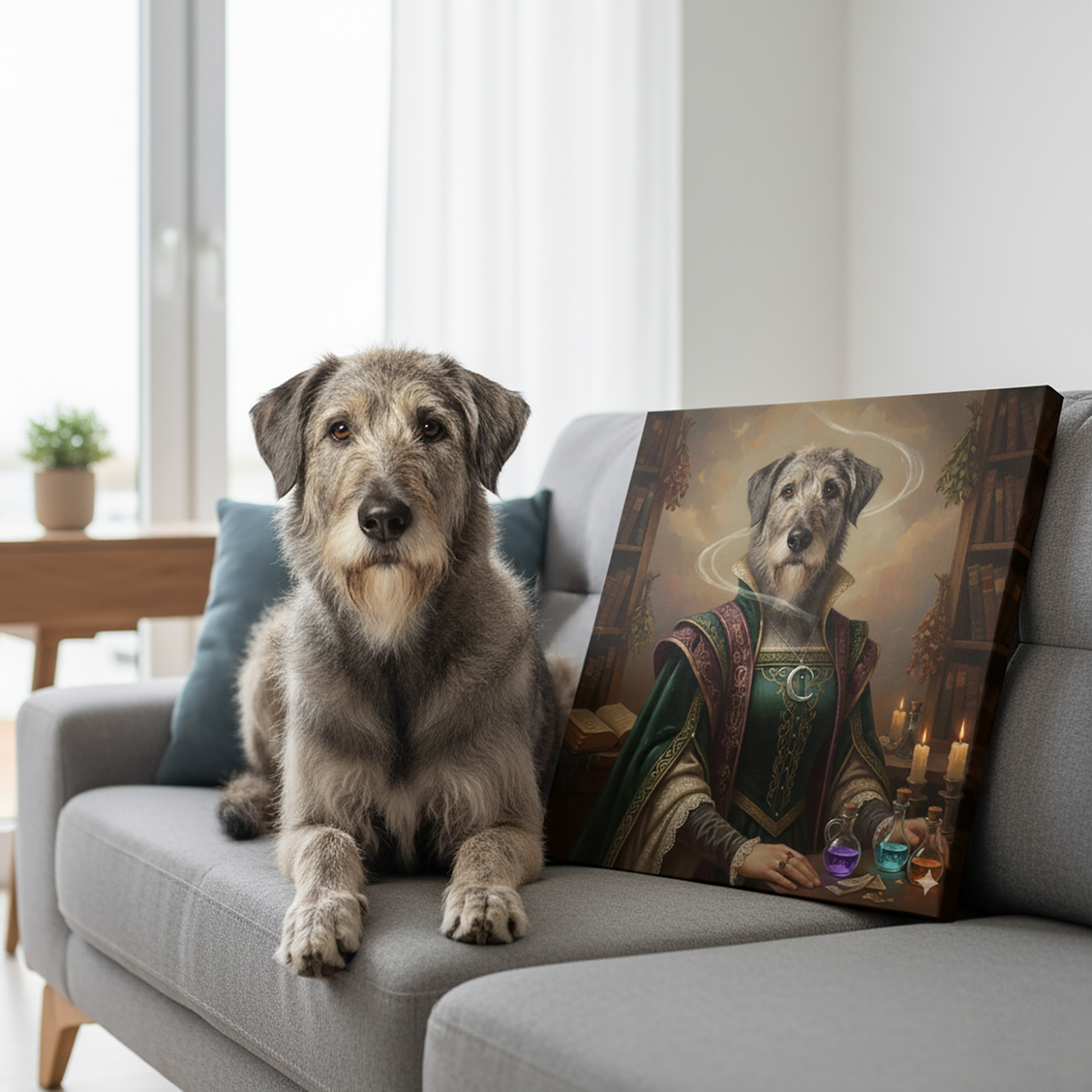 Renaissance Pet Portrait - The Witch