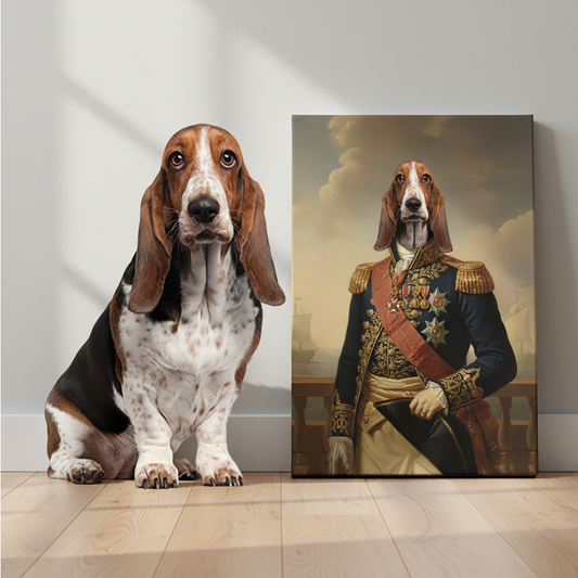 Renaissance Pet Portrait - The Admiral