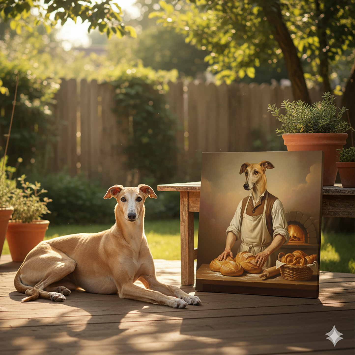 Renaissance Pet Portrait - The Baker