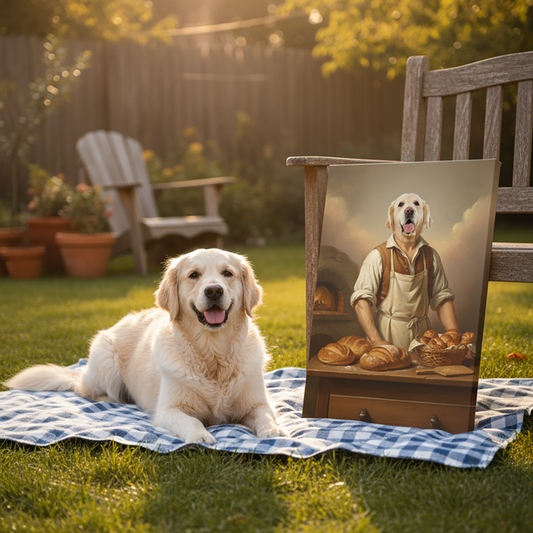 Renaissance Pet Portrait - The Baker