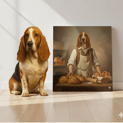 Renaissance Pet Portrait - The Baker