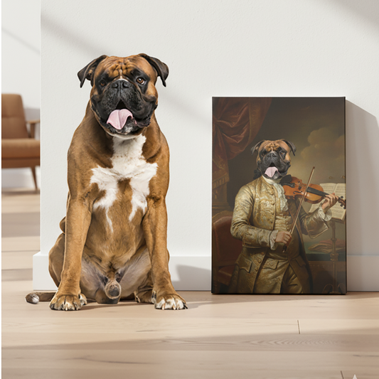 Renaissance Pet Portrait - The Court Musician