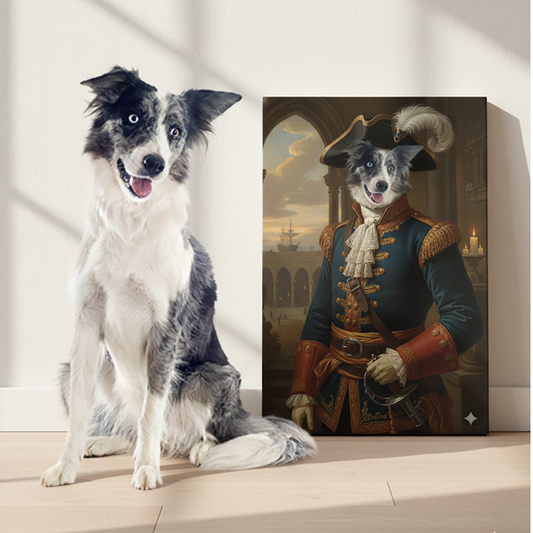 Renaissance Pet Portrait -The Pirate Captain