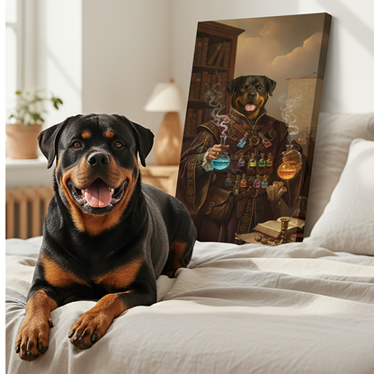 Renaissance Pet Portrait - The Alchemist