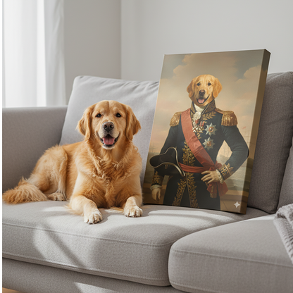 Renaissance Pet Portrait - The Admiral