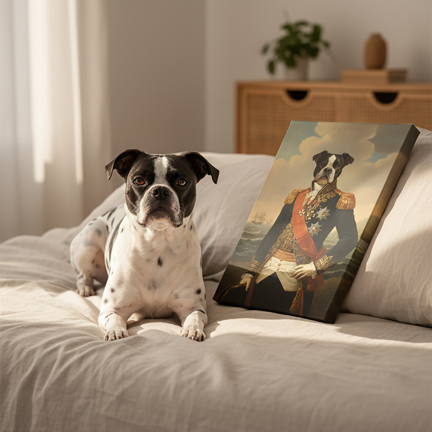 Renaissance Pet Portrait - The Admiral