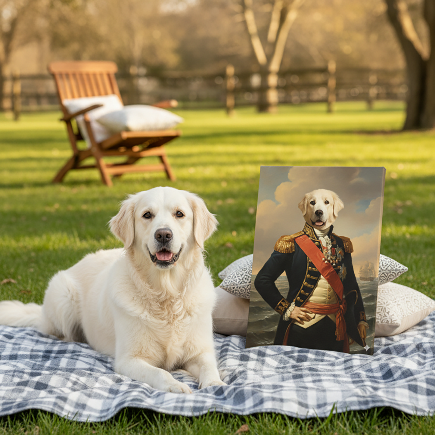 Renaissance Pet Portrait - The Admiral