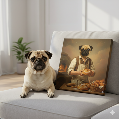 Renaissance Pet Portrait - The Baker
