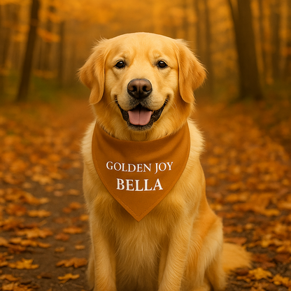 Customizable Pet Bandana Collar, Personalized Dog Scarf, Red Dog Accessory, Fun Pet Gift, Holiday Dog Outfit, Cute Canine Gear