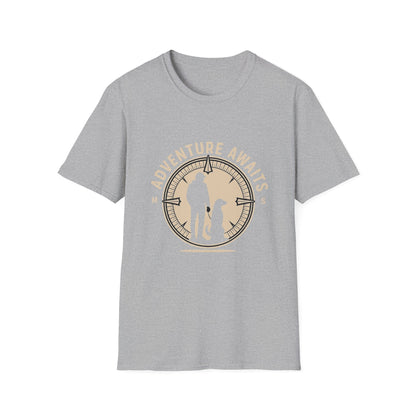 Best-selling T-shirt – My Dog Is My Compass Gift Designed For The Outdoors