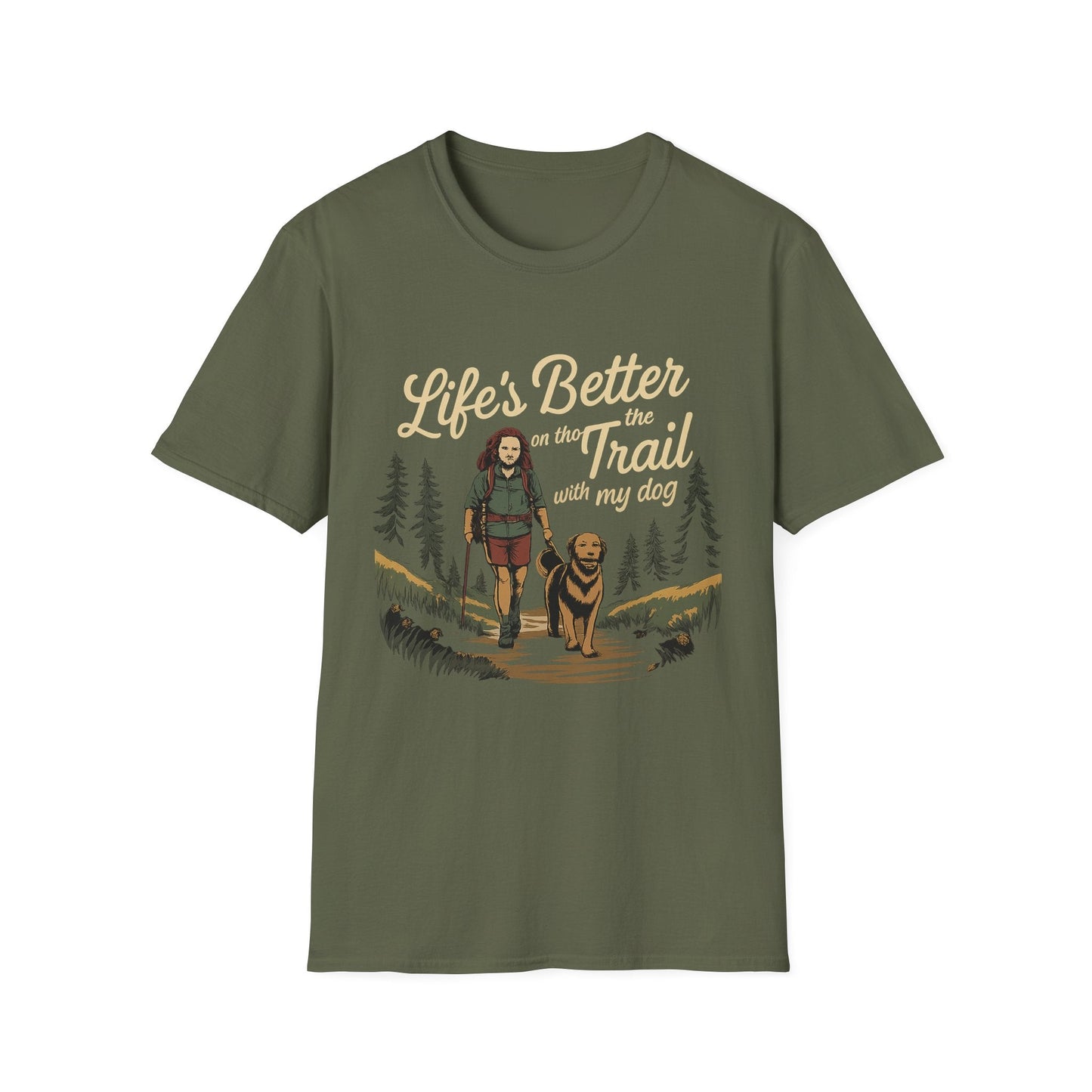 Eco-friendly T-shirt – Life Is Better On The Trail Gift Designed For The Outdoors