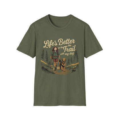 Eco-friendly T-shirt – Life Is Better On The Trail Gift Designed For The Outdoors