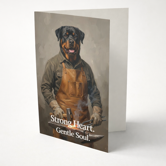 Valentine Dog Greeting Cards – Custom Pet Artwork Cards