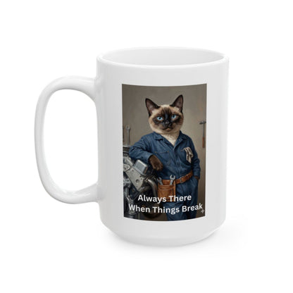 Mechanic Mug – My Valentine Has Four Paws – When Things Fall Apart