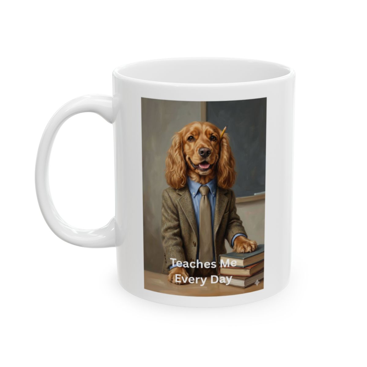 Teacher Mug – My Valentine Has Four Paws – Teaching Me Love