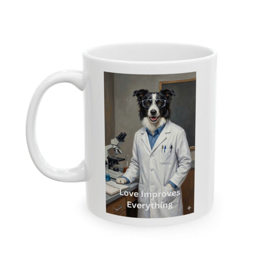 Scientist Mug – My Valentine Has Four Paws – Tested. Proven. True.