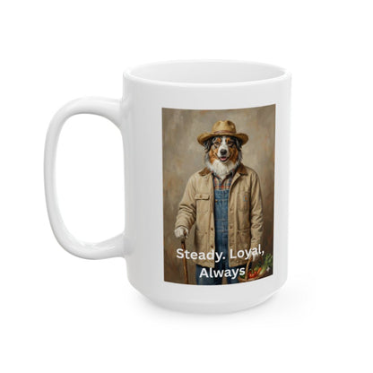 Farmer Mug – My Valentine Has Four Paws – Through Every Season