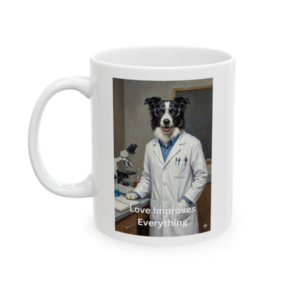 Scientist Mug – My Valentine Has Four Paws – Tested. Proven. True.