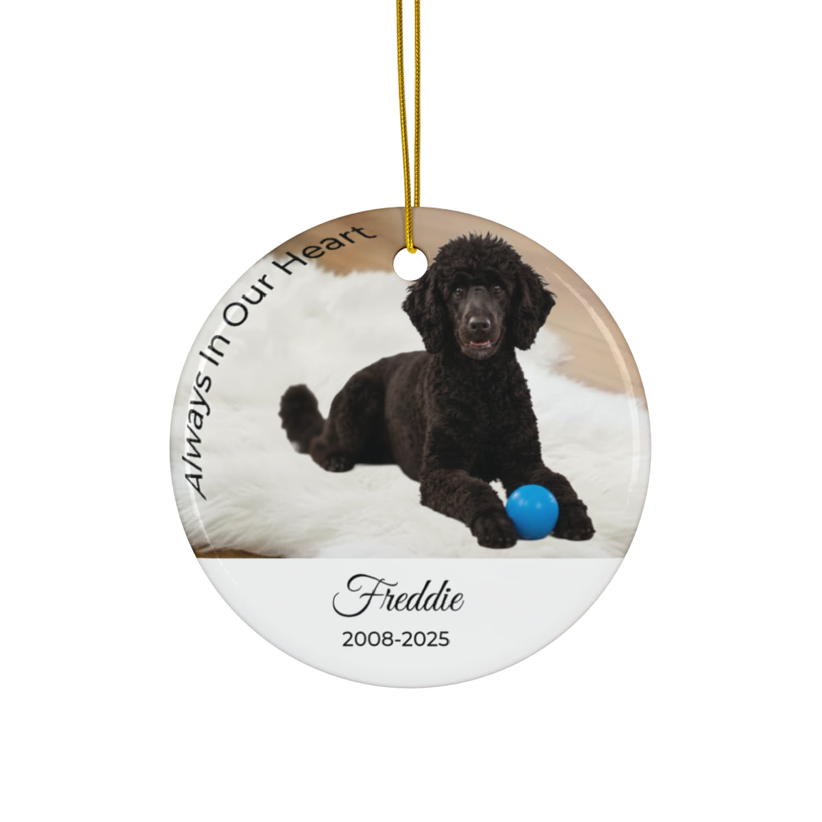 Personalized Pet Remembrance Ornament