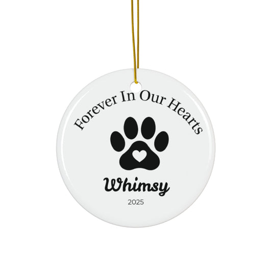 Pet Sympathy Personalized Ornament